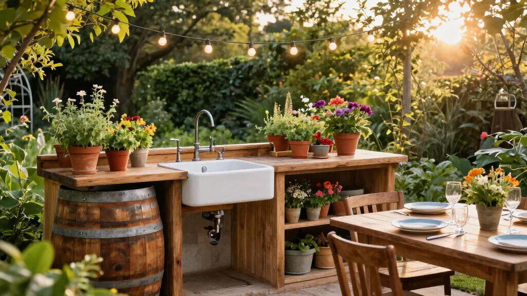 11 Outdoor Kitchen Sink Ideas No Plumbing Required