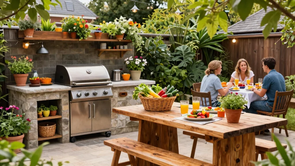 13 Backyard Outdoor Kitchen Ideas Perfect for Summer Parties
