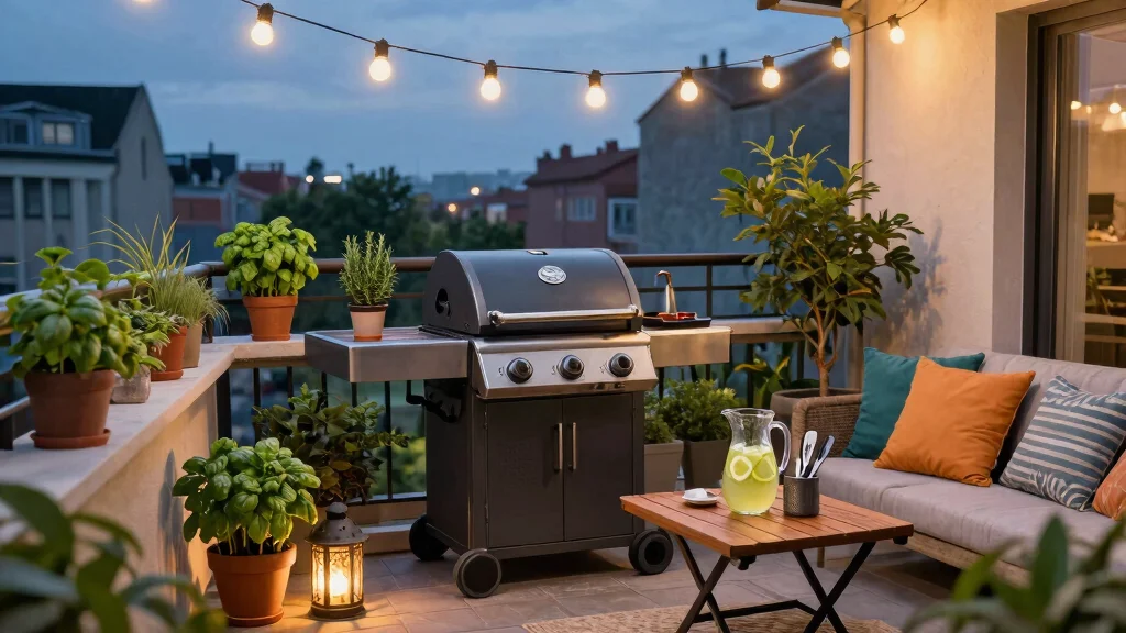 13 Small Outdoor Grill Areas Perfect for 6x6 Spaces
