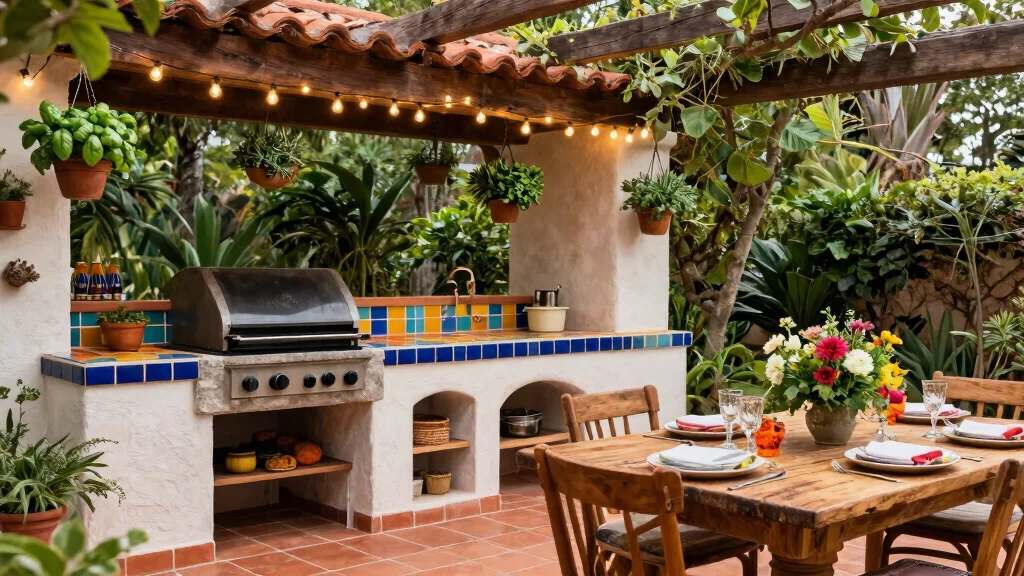 13 Spanish Outdoor Kitchen Ideas Ready for Fiesta Nights