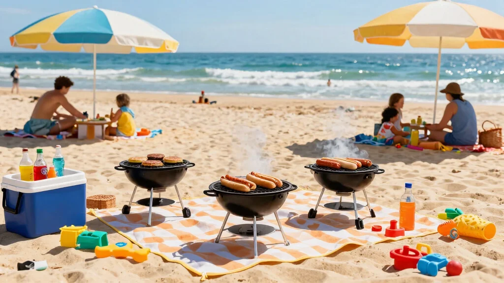 15 Portable Outside Grills Beach Ready Instantly