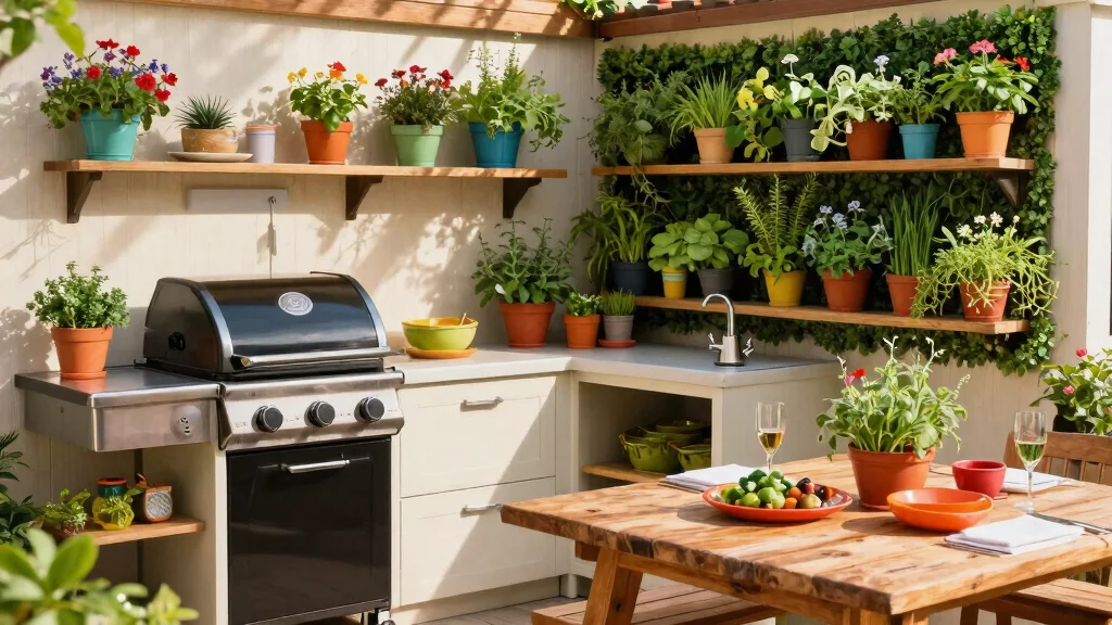 15 Small Outdoor Kitchen Ideas That Double the Cooking Space